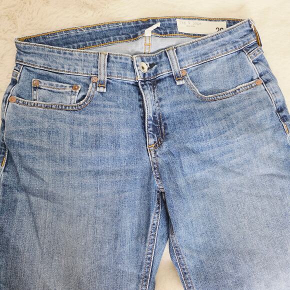 Rag & Bone New York Dre Low Rise Slim Boyfriend Skinny Jean Julienne - Picture 4 of 14